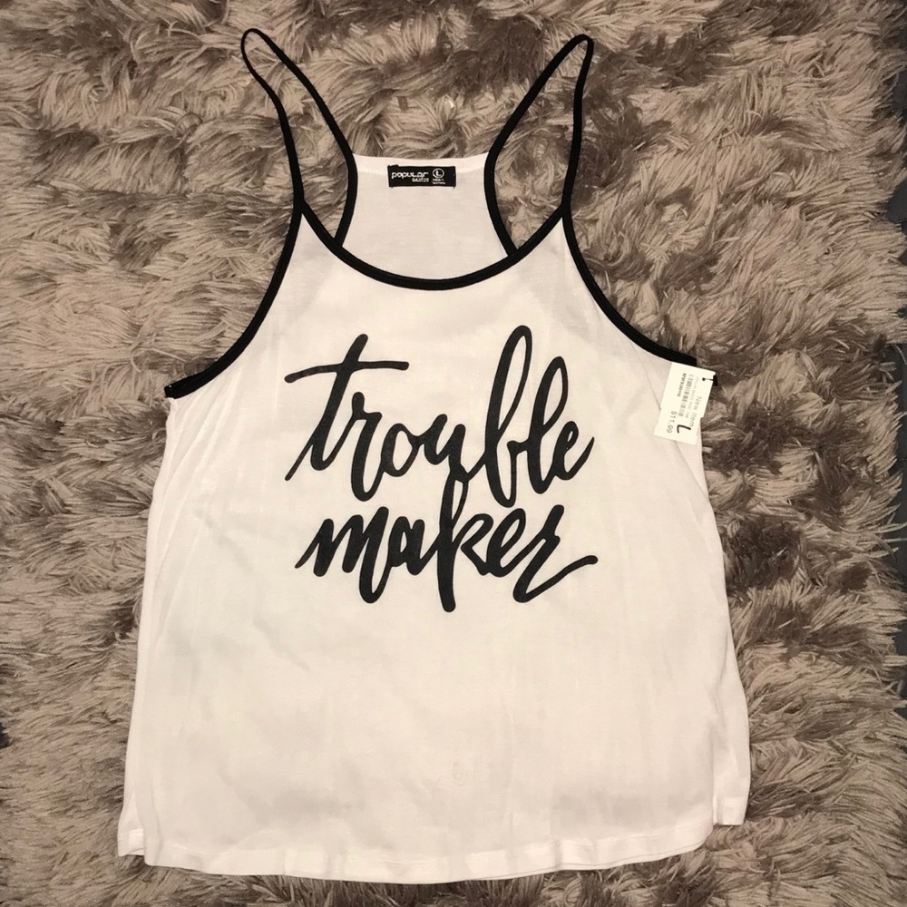 Trouble Maker Sleeveless Tee